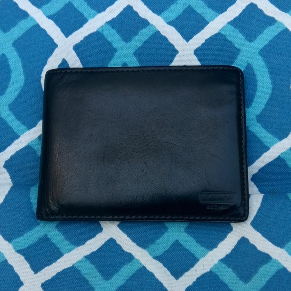 💳 Men's black leather wallet 💳